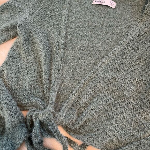 Hollister Wrap Eyelash Crop Sweater - Picture 5 of 7